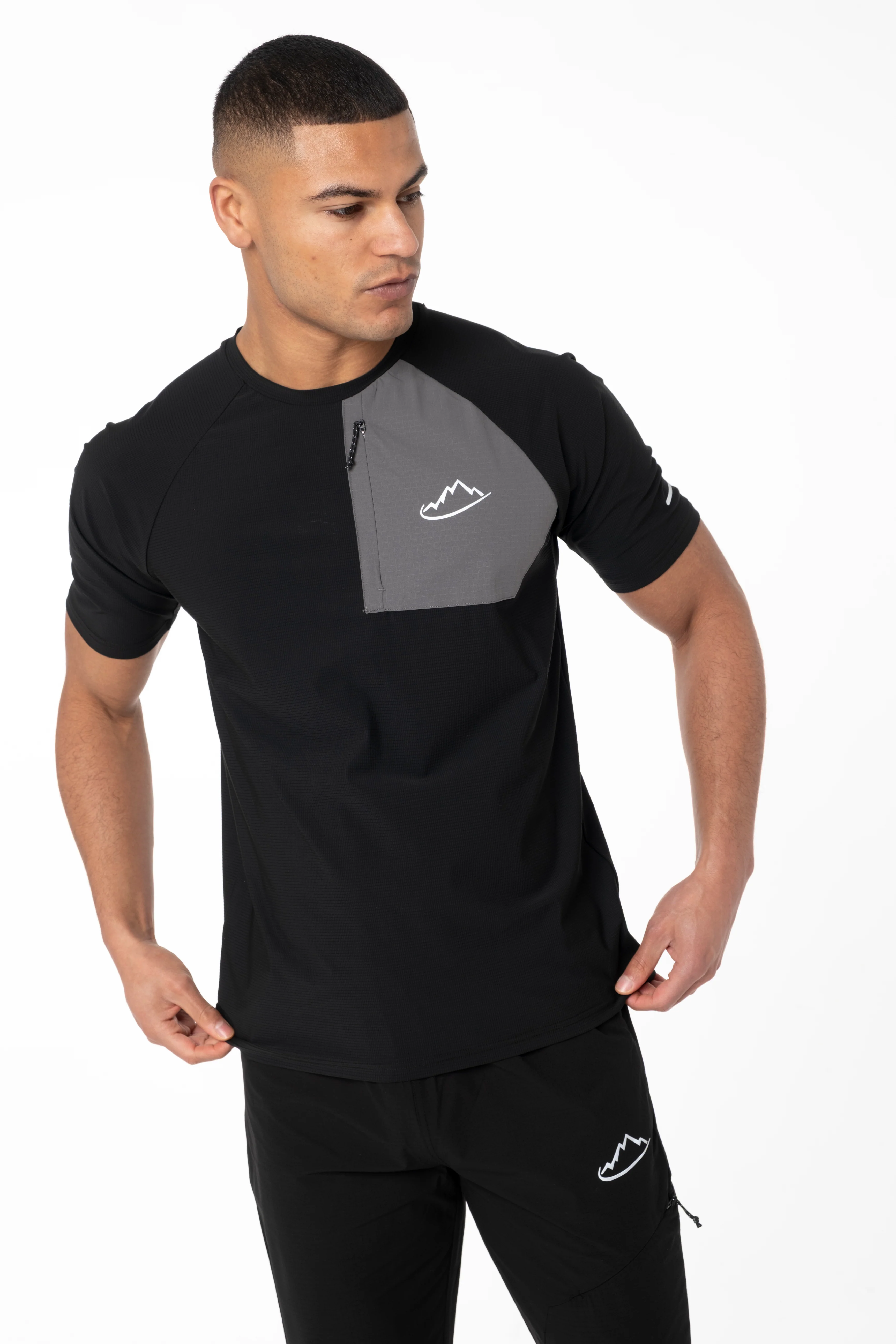 Black / Grey Verto T-Shirt