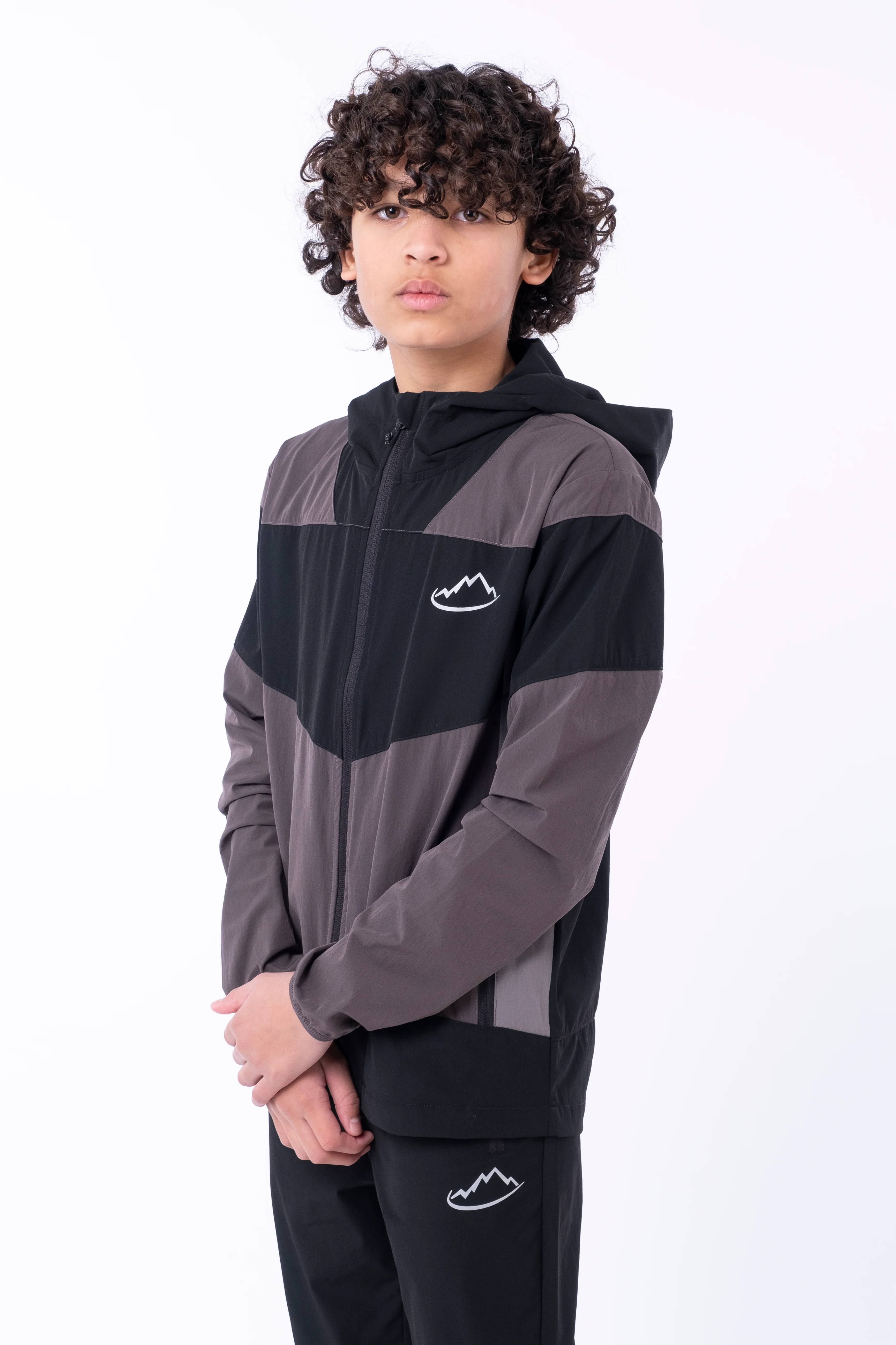 Junior Black / Grey Division Jacket