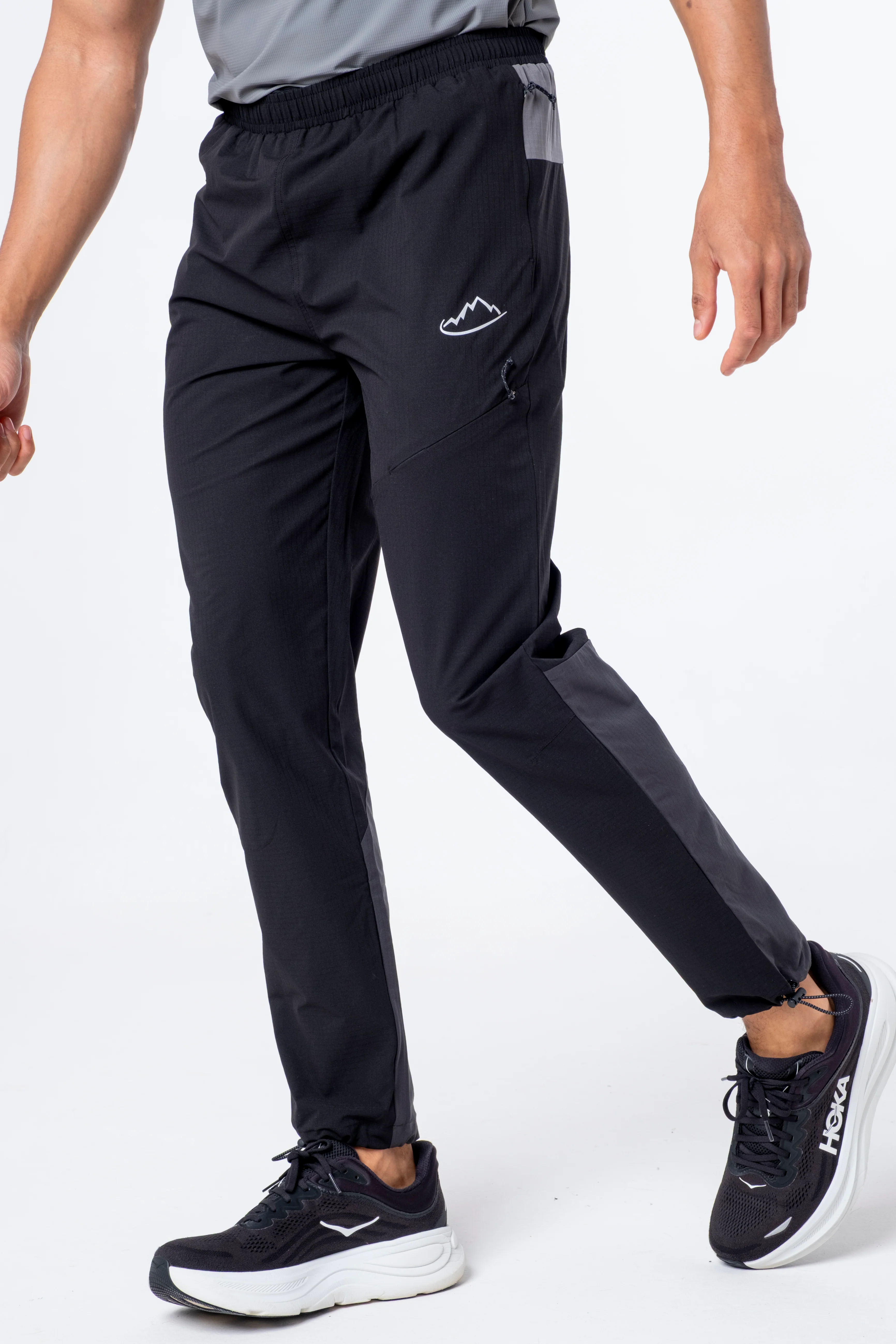 Junior Black / Grey Verto Pants
