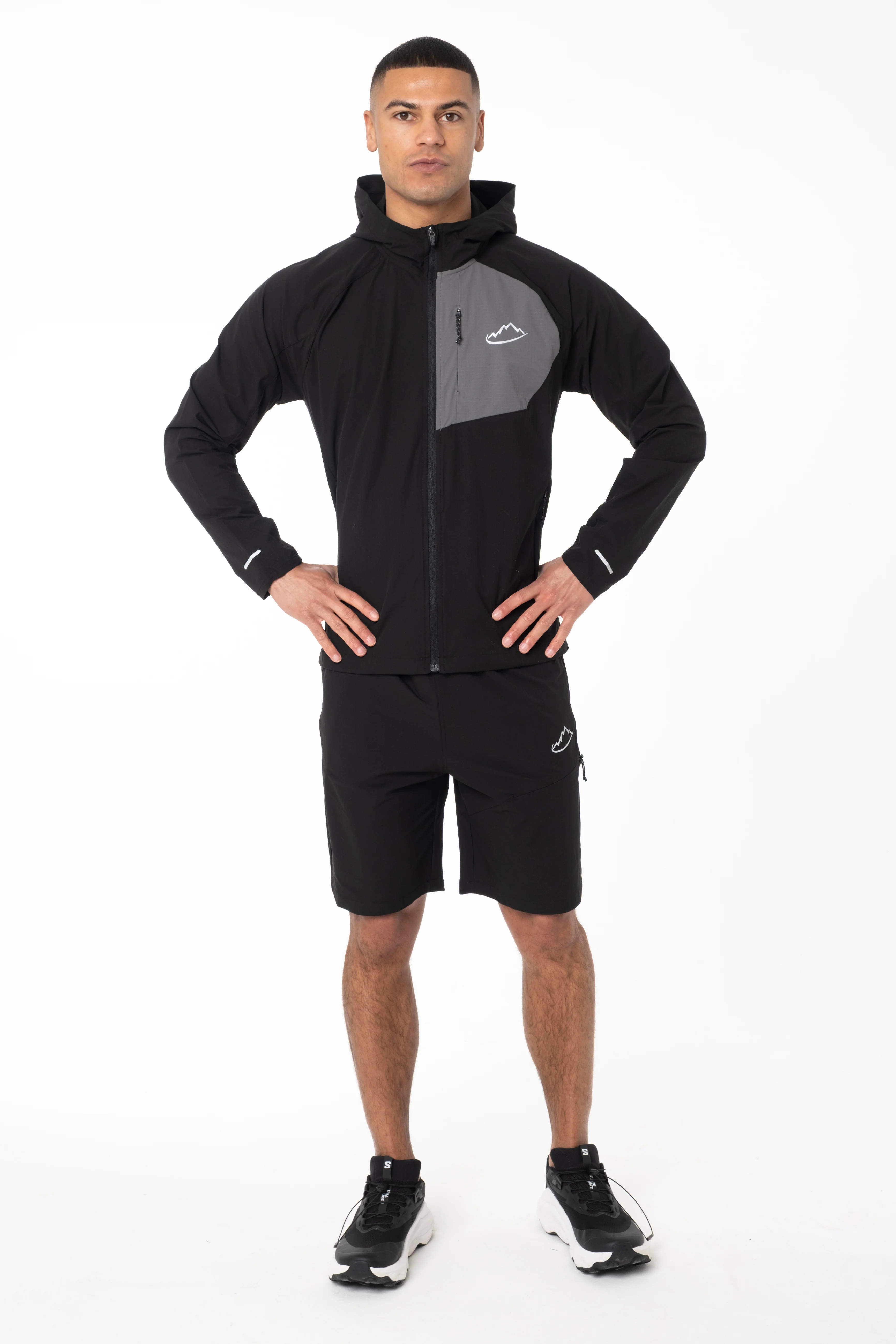 Junior Black Verto Cargo Shorts - Image 6