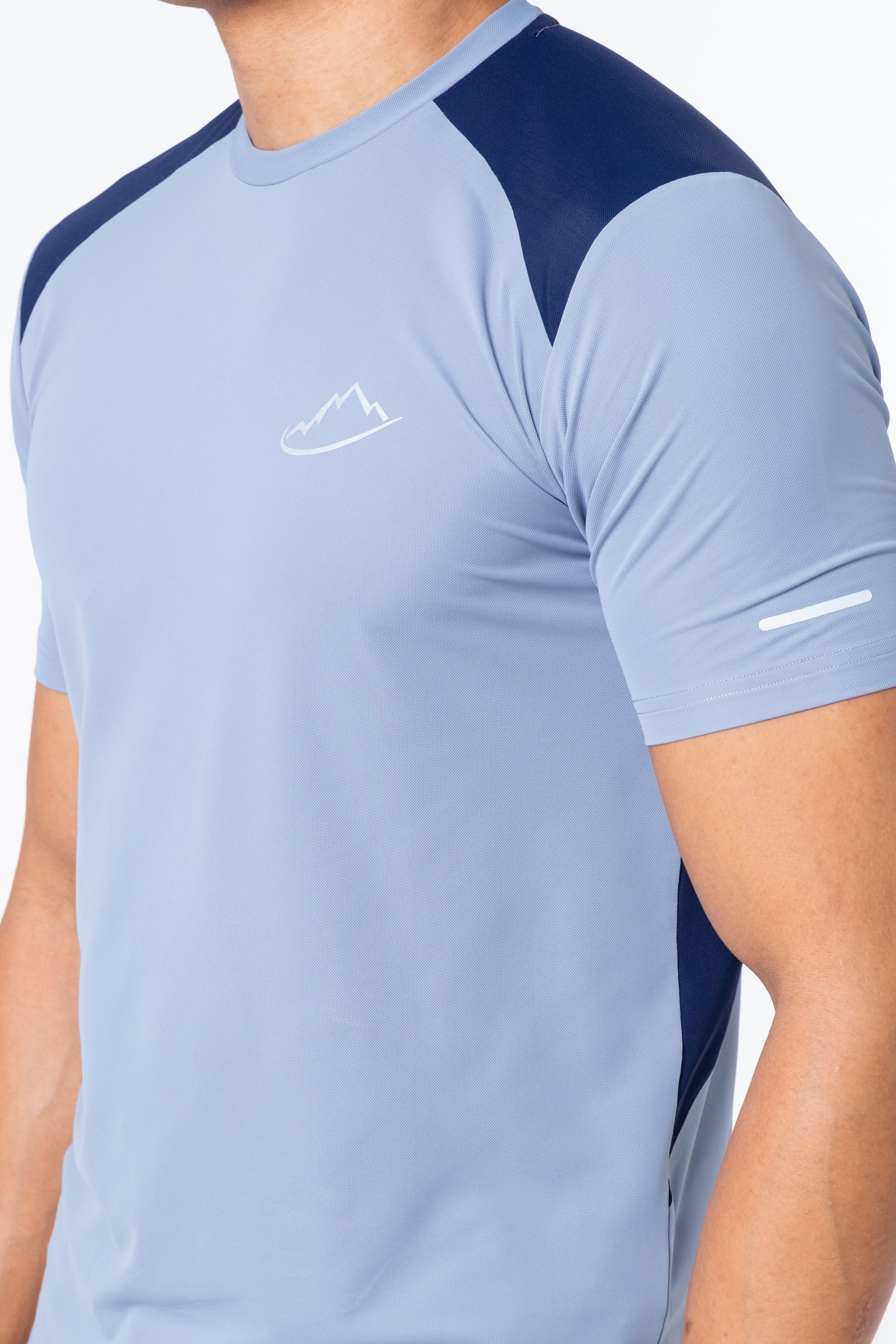 Junior Blue / Navy Elevate T-Shirt. - Image 3