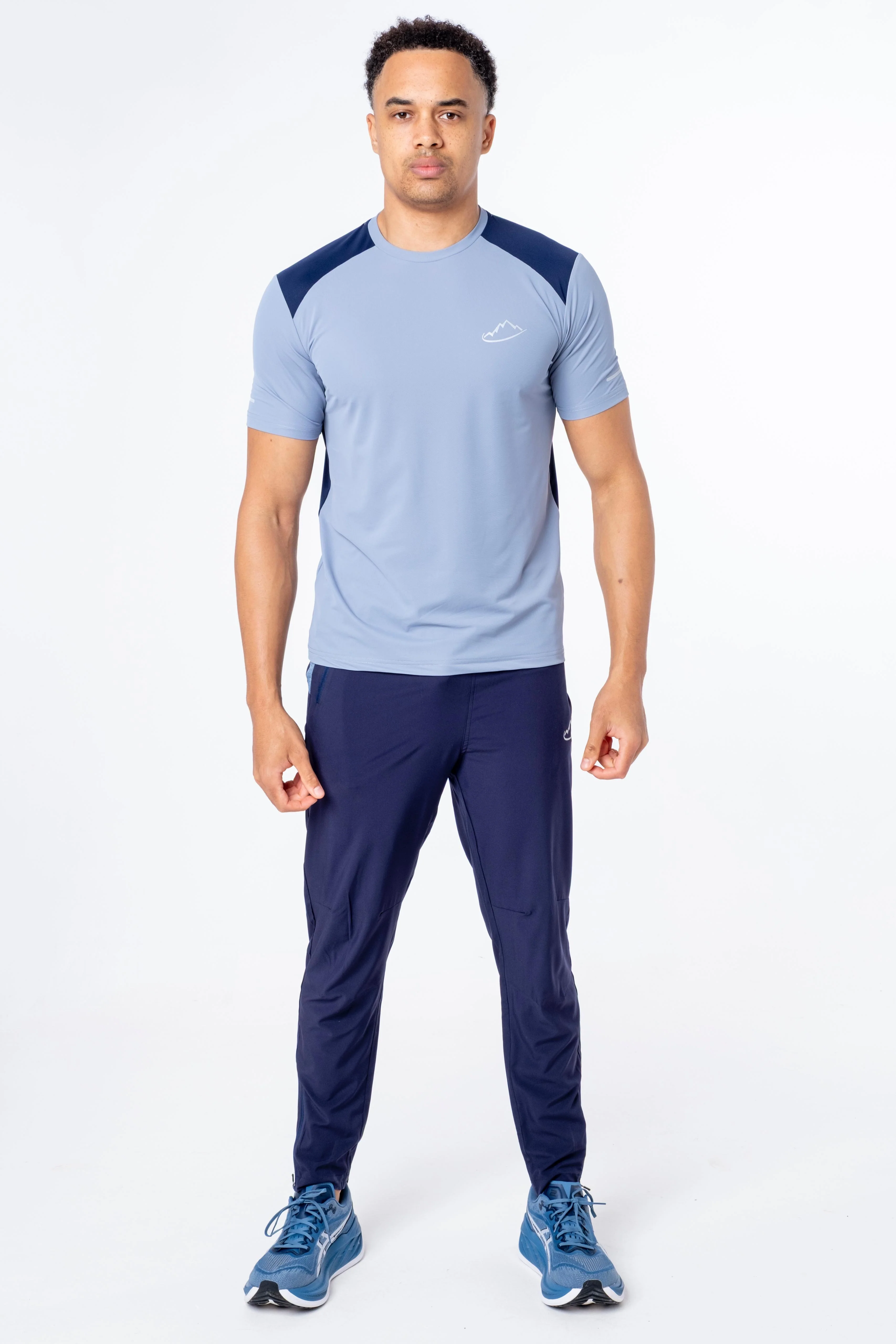 Junior Blue / Navy Elevate T-Shirt. - Image 4