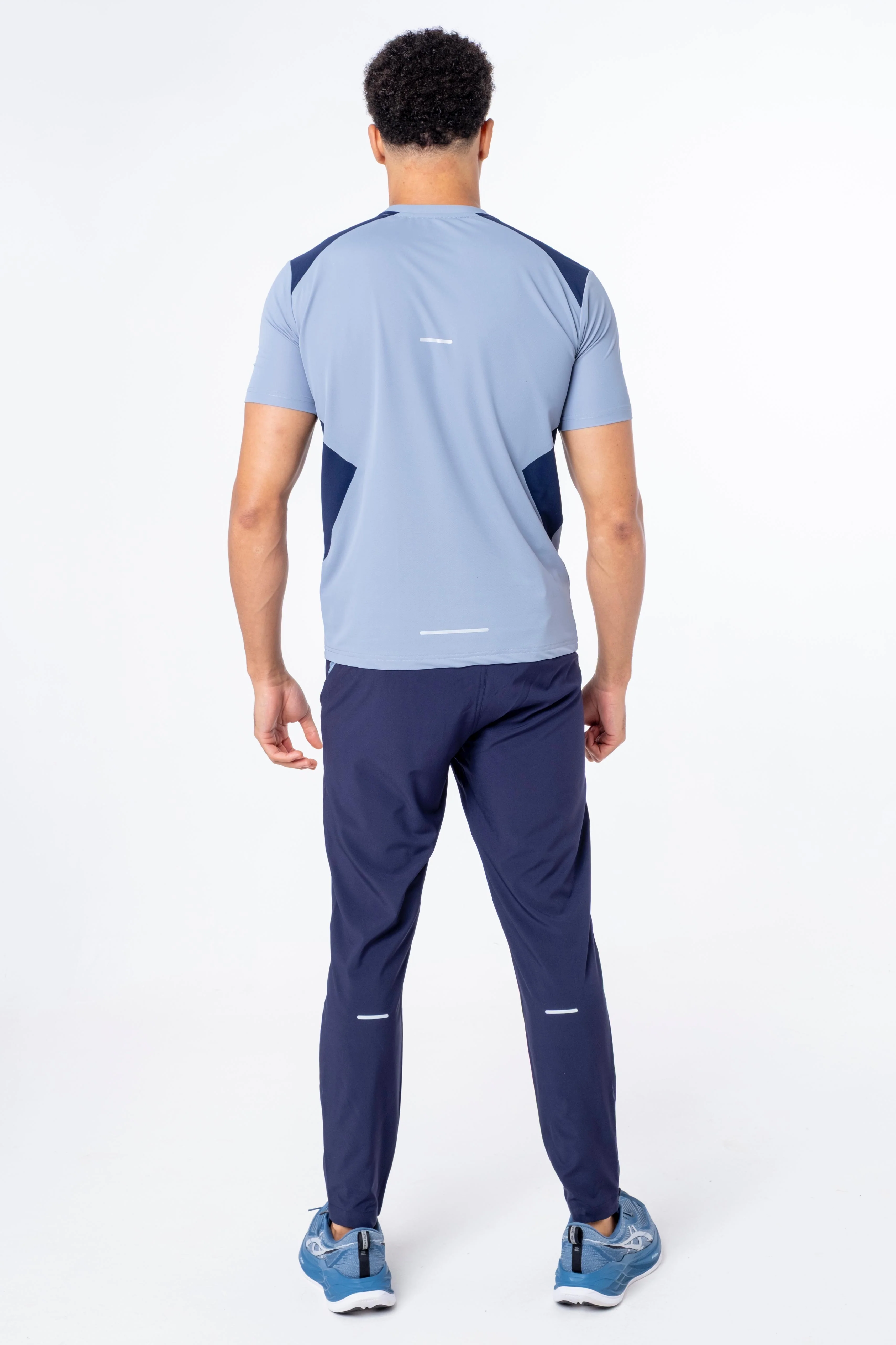 Junior Blue / Navy Elevate T-Shirt. - Image 5