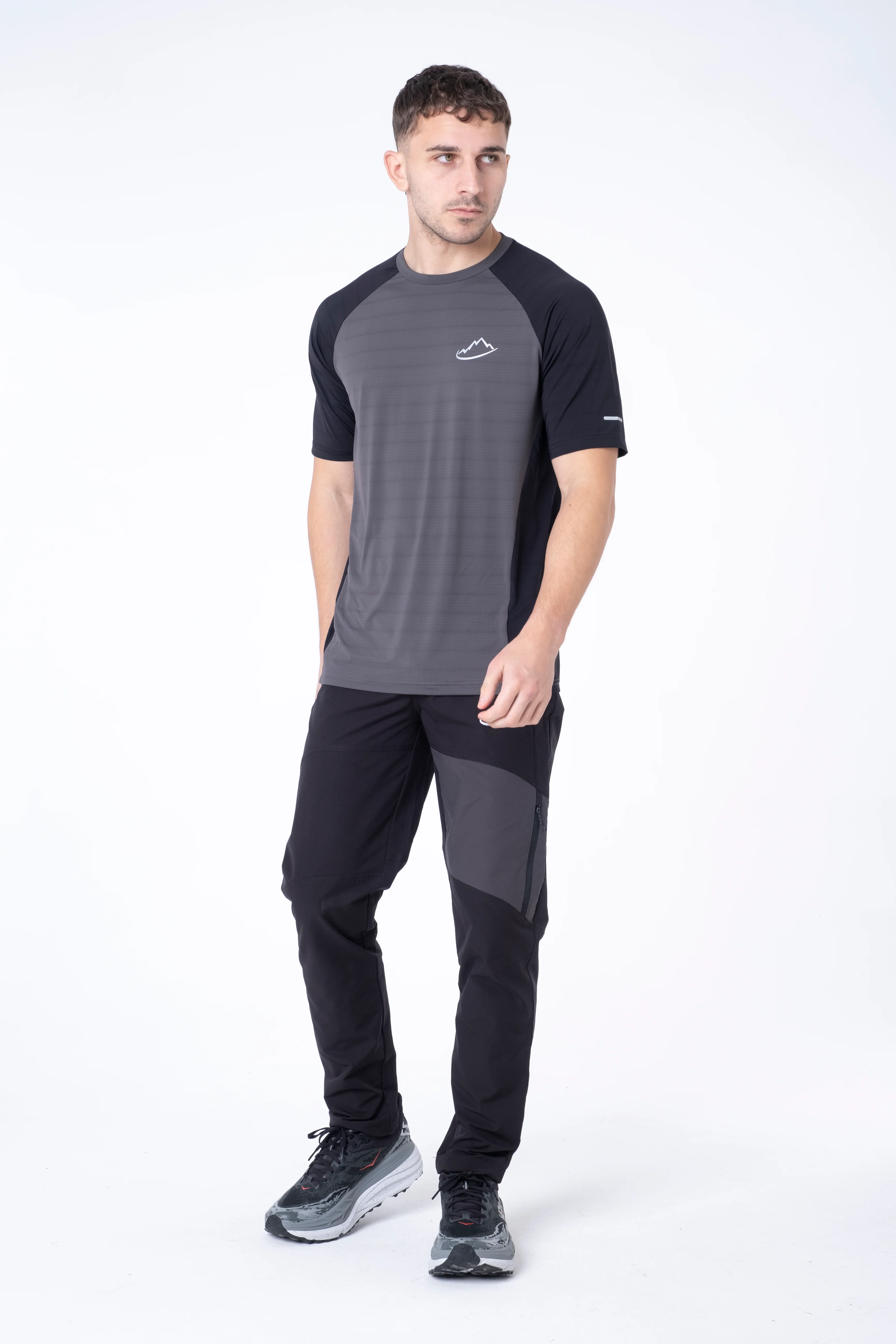 Dark Grey / Black Agile T-Shirt - Image 4