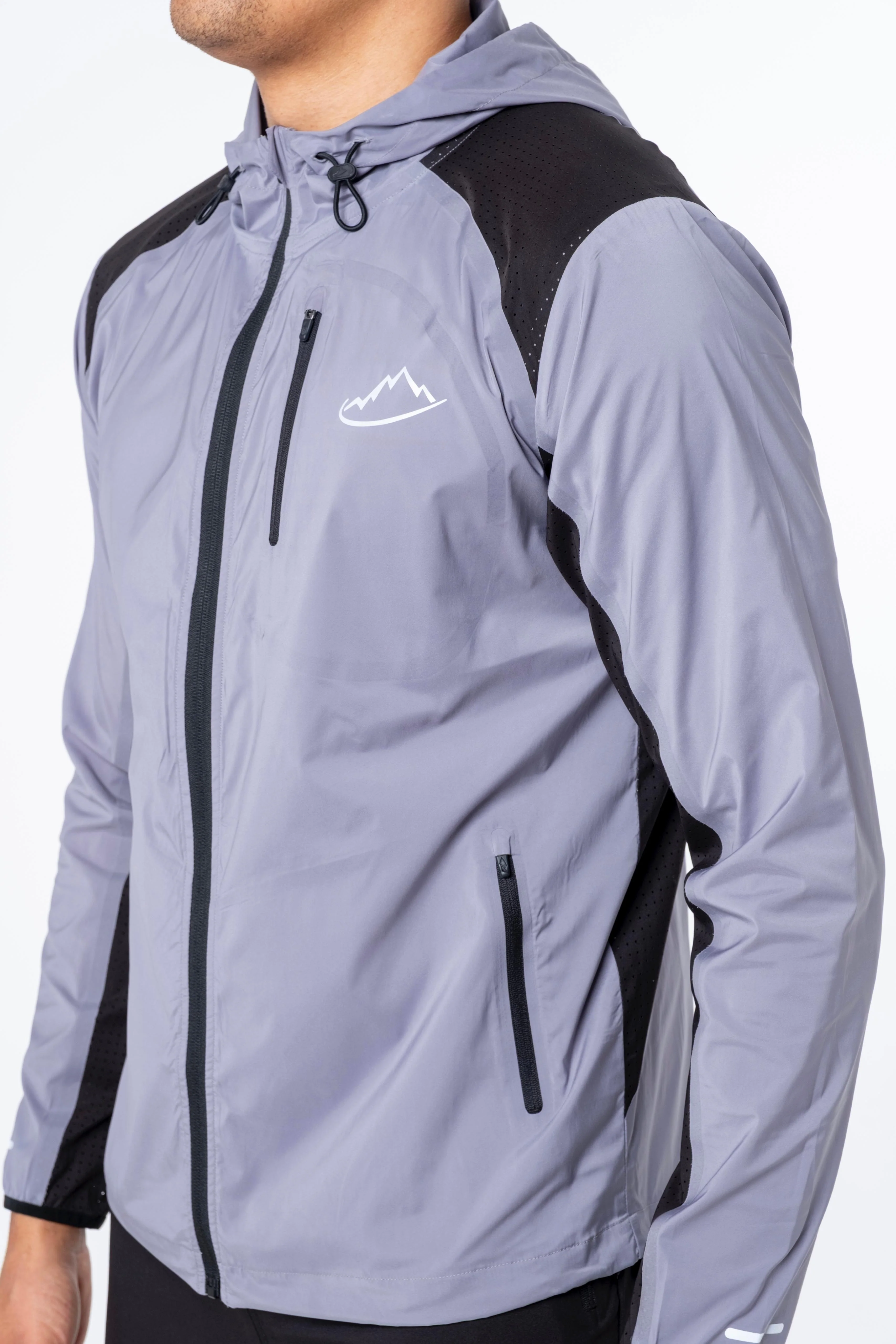 Junior Grey / Black Elevate Jacket - Image 2
