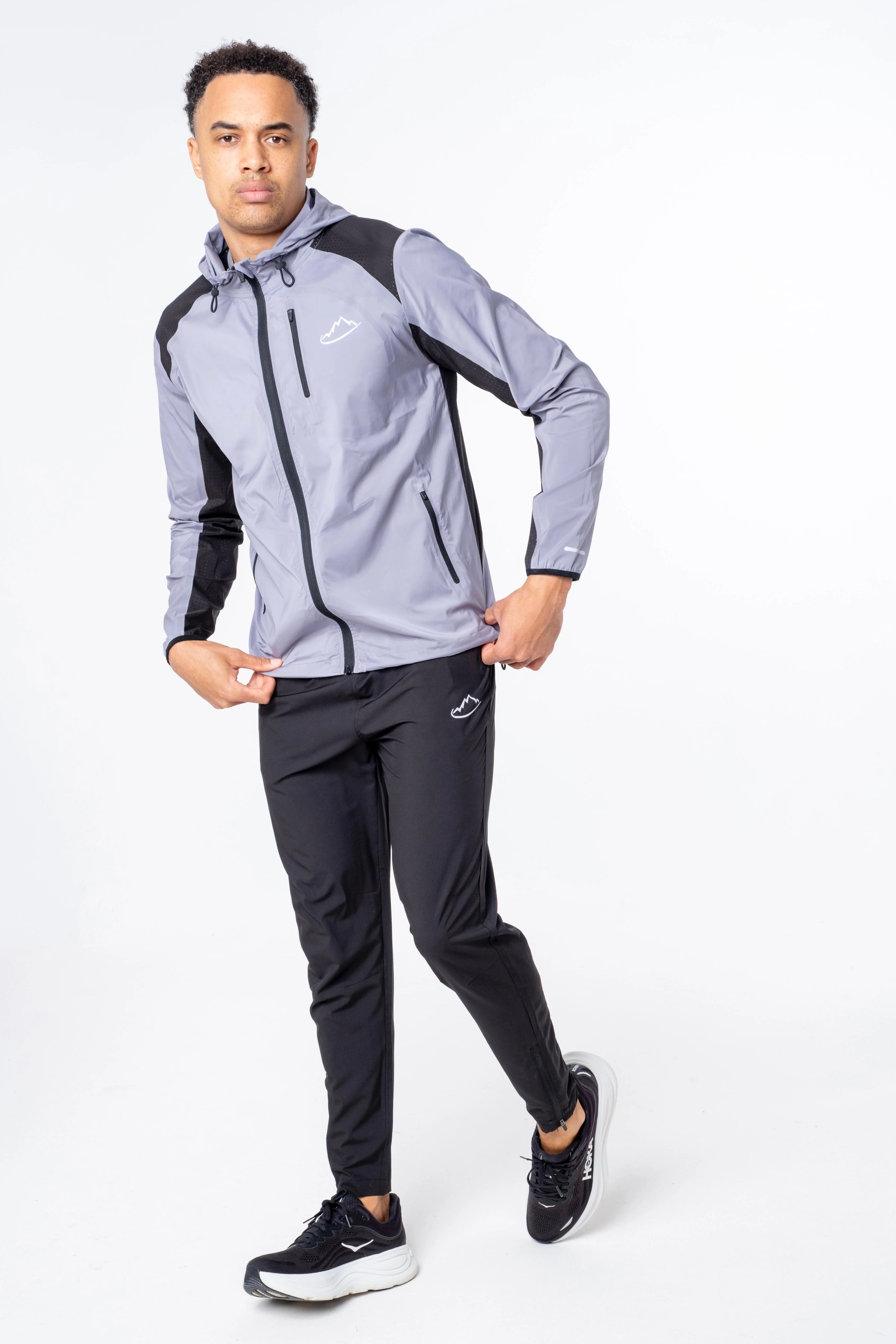 Junior Grey / Black Elevate Jacket - Image 8