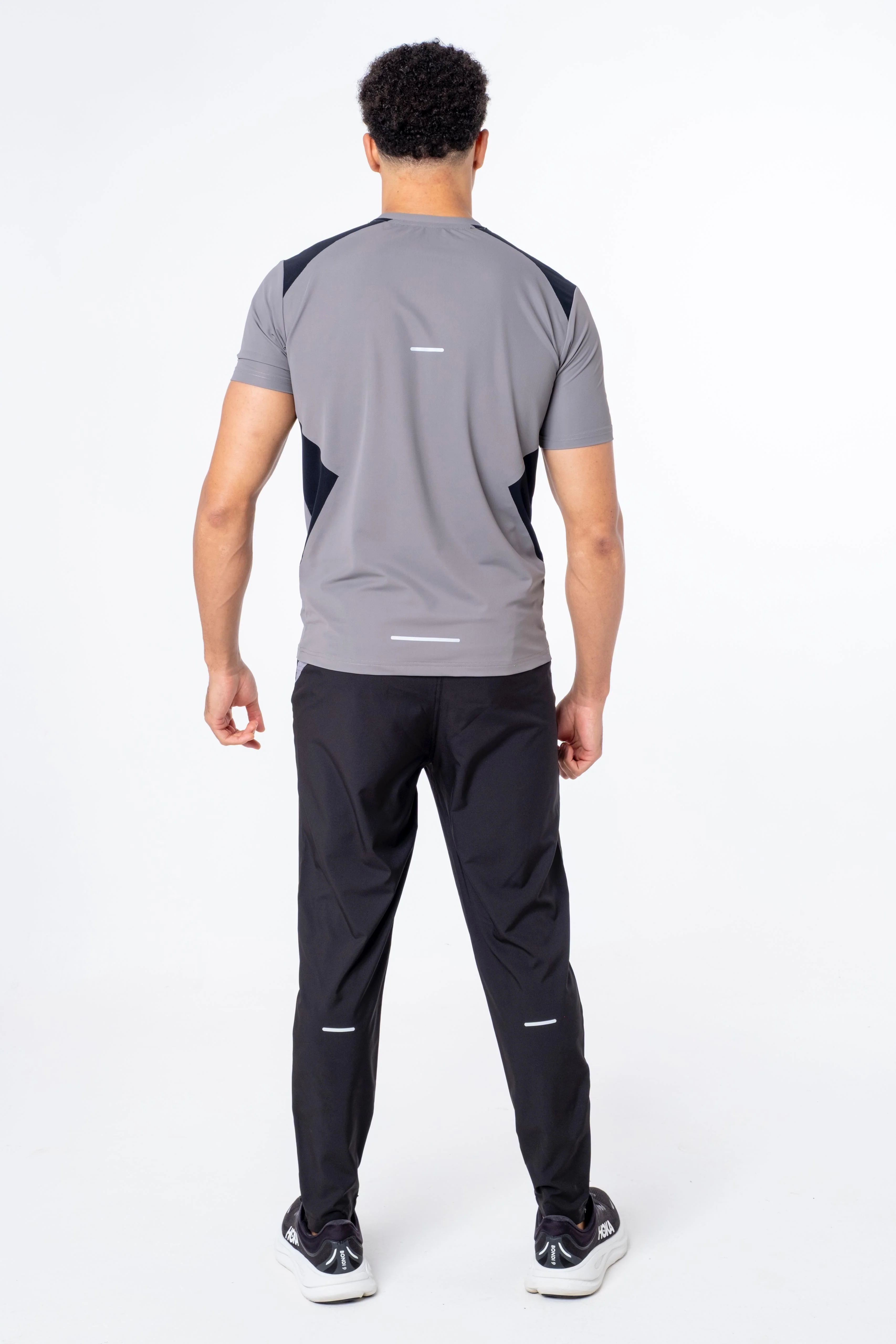 Junior Grey / Black Elevate T-Shirt - Image 6