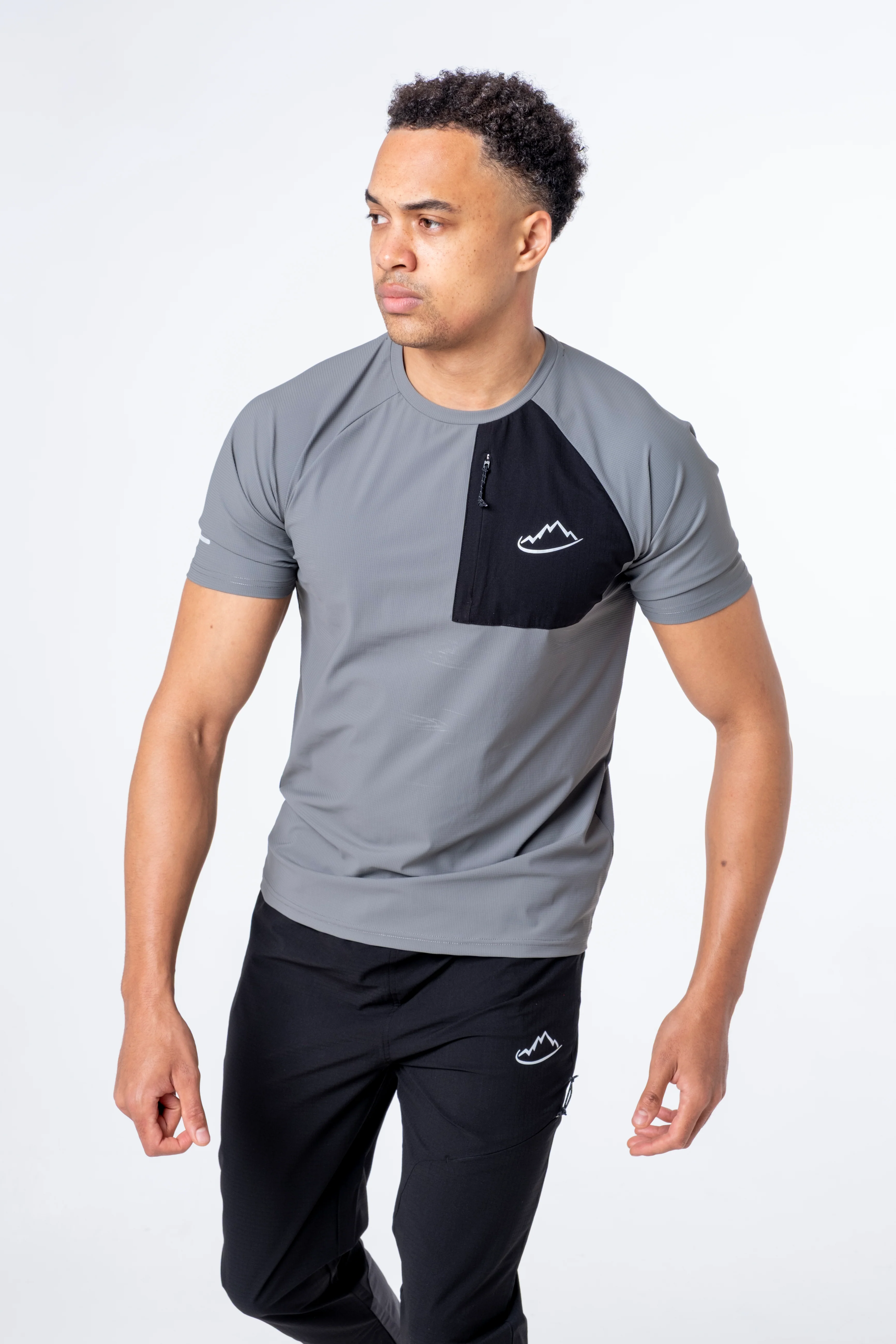 Grey / Black Verto T-Shirt