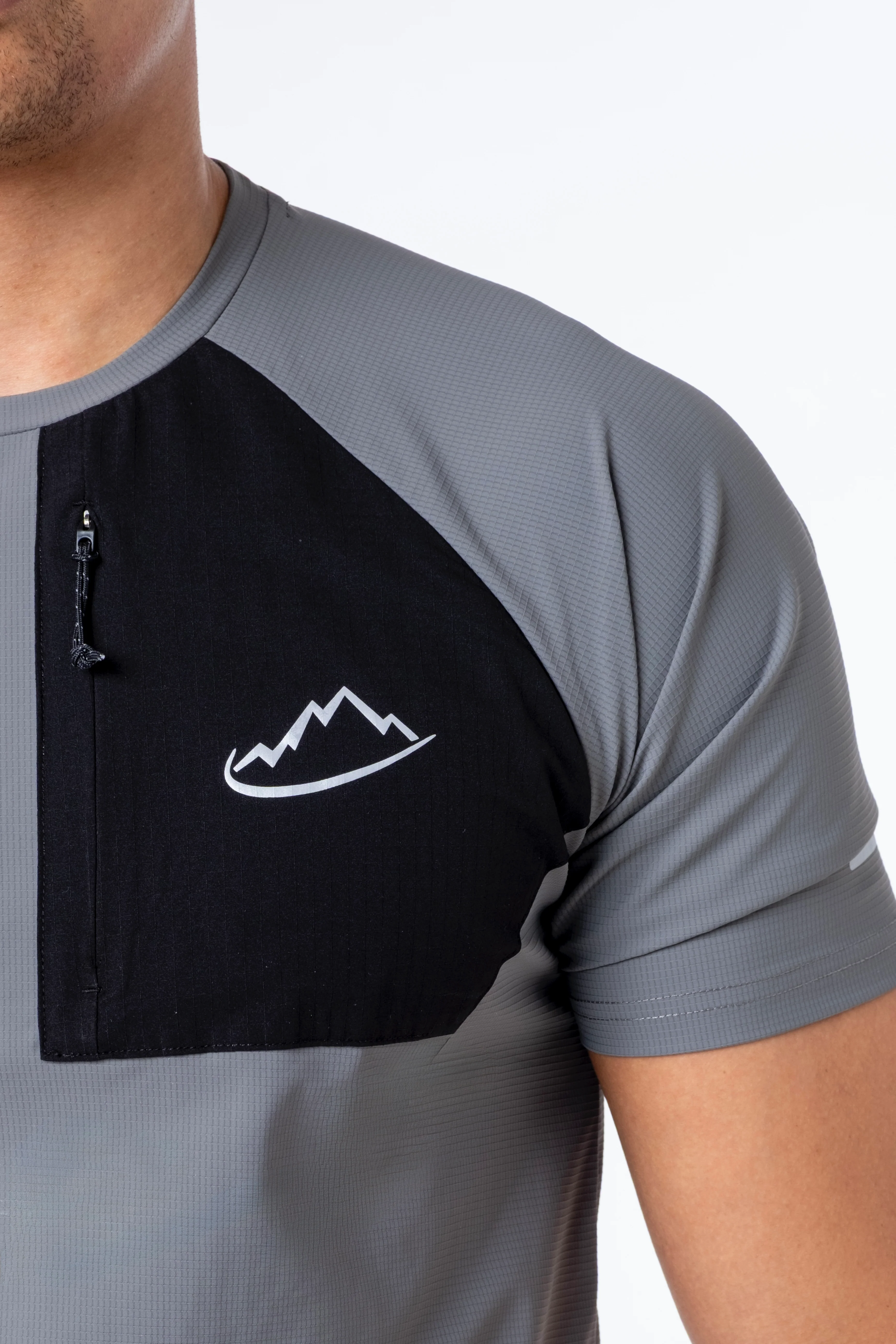 Grey / Black Verto T-Shirt - Image 5