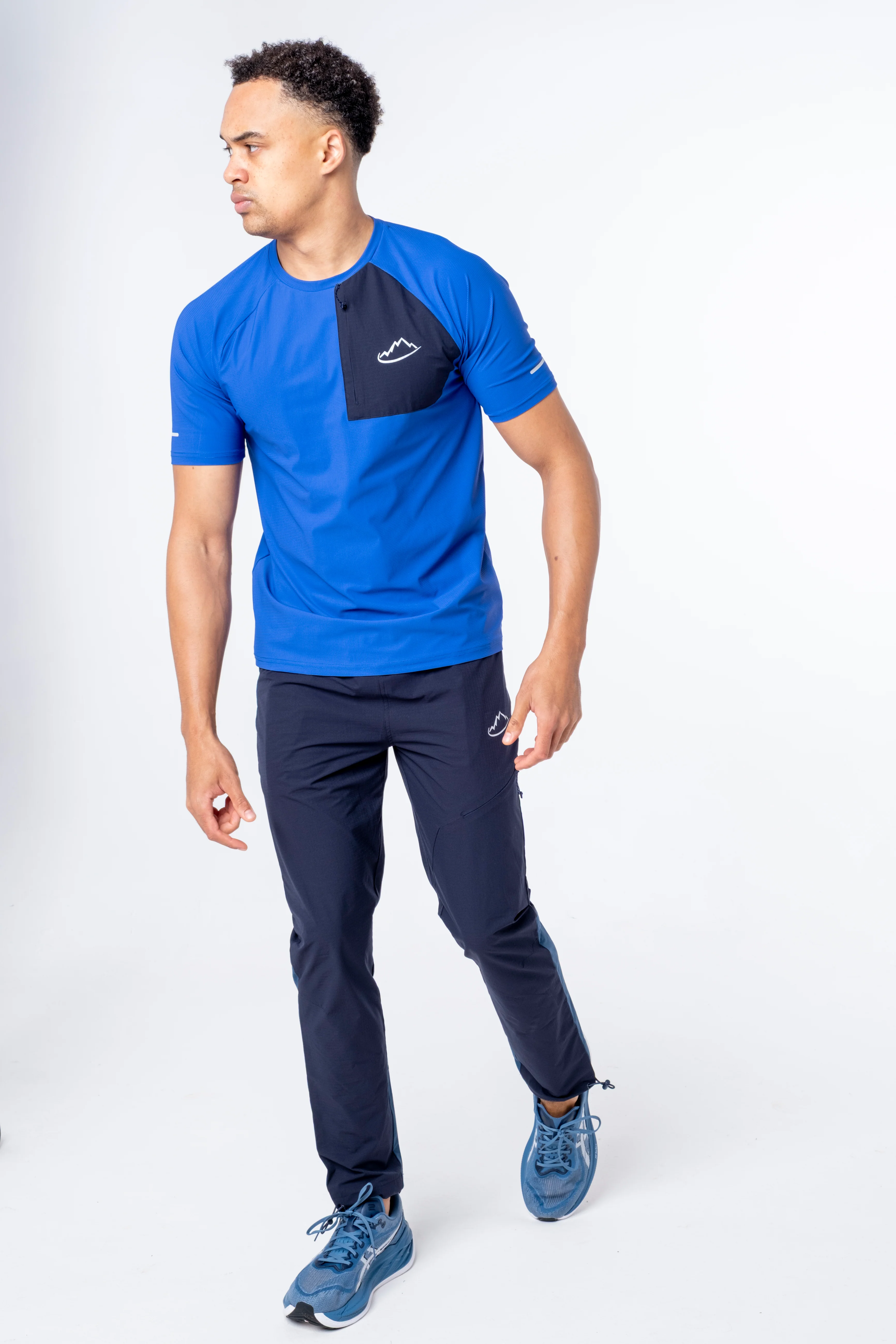 Junior Navy / Blue Verto T-Shirt - Image 2