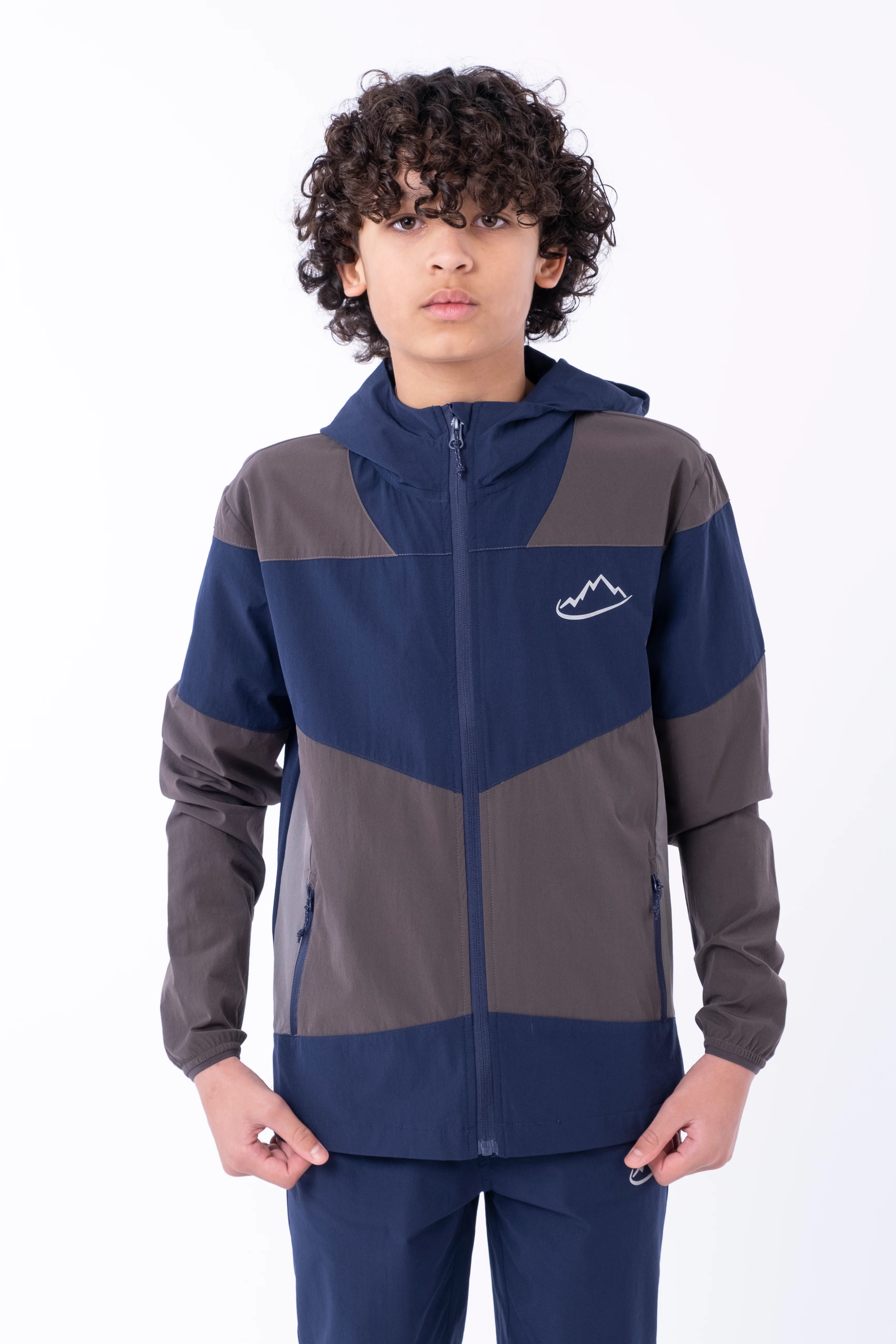 Junior Navy / Grey Division Jacket