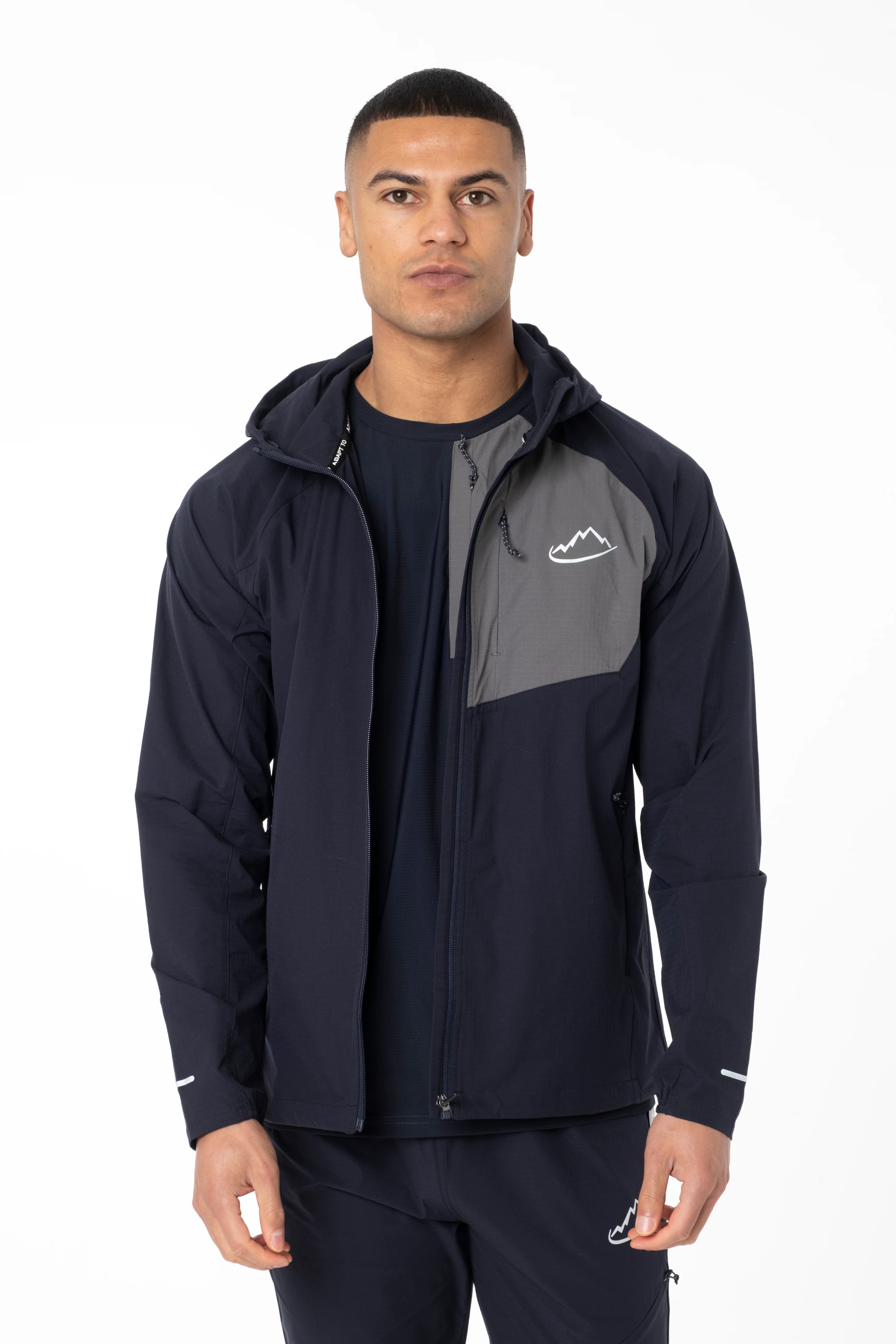 Junior Navy Verto Jacket - Image 2