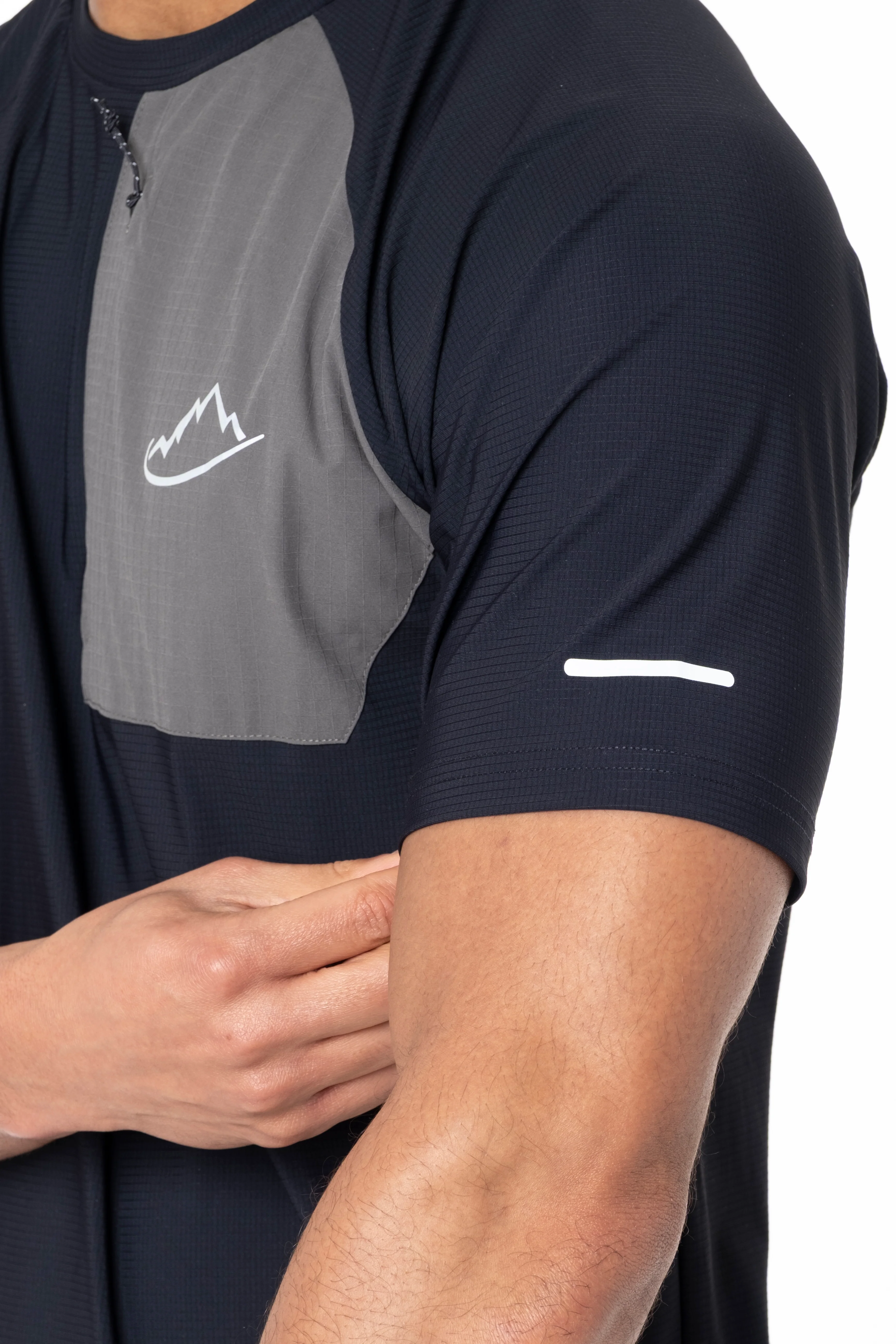Junior Navy / Grey Verto T-Shirt - Image 4
