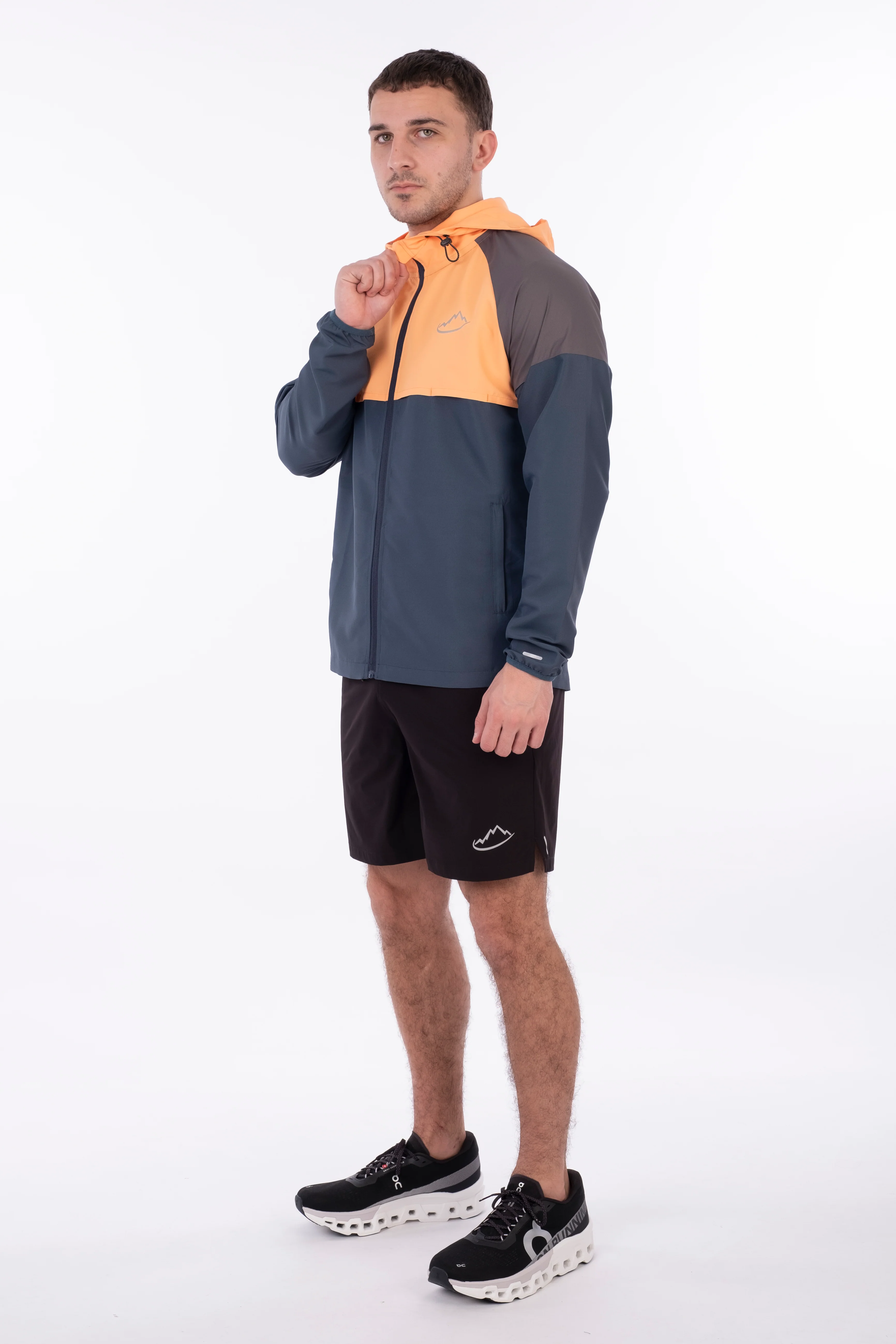 Orange / Grey / Blue Annek Windbreaker - Image 4