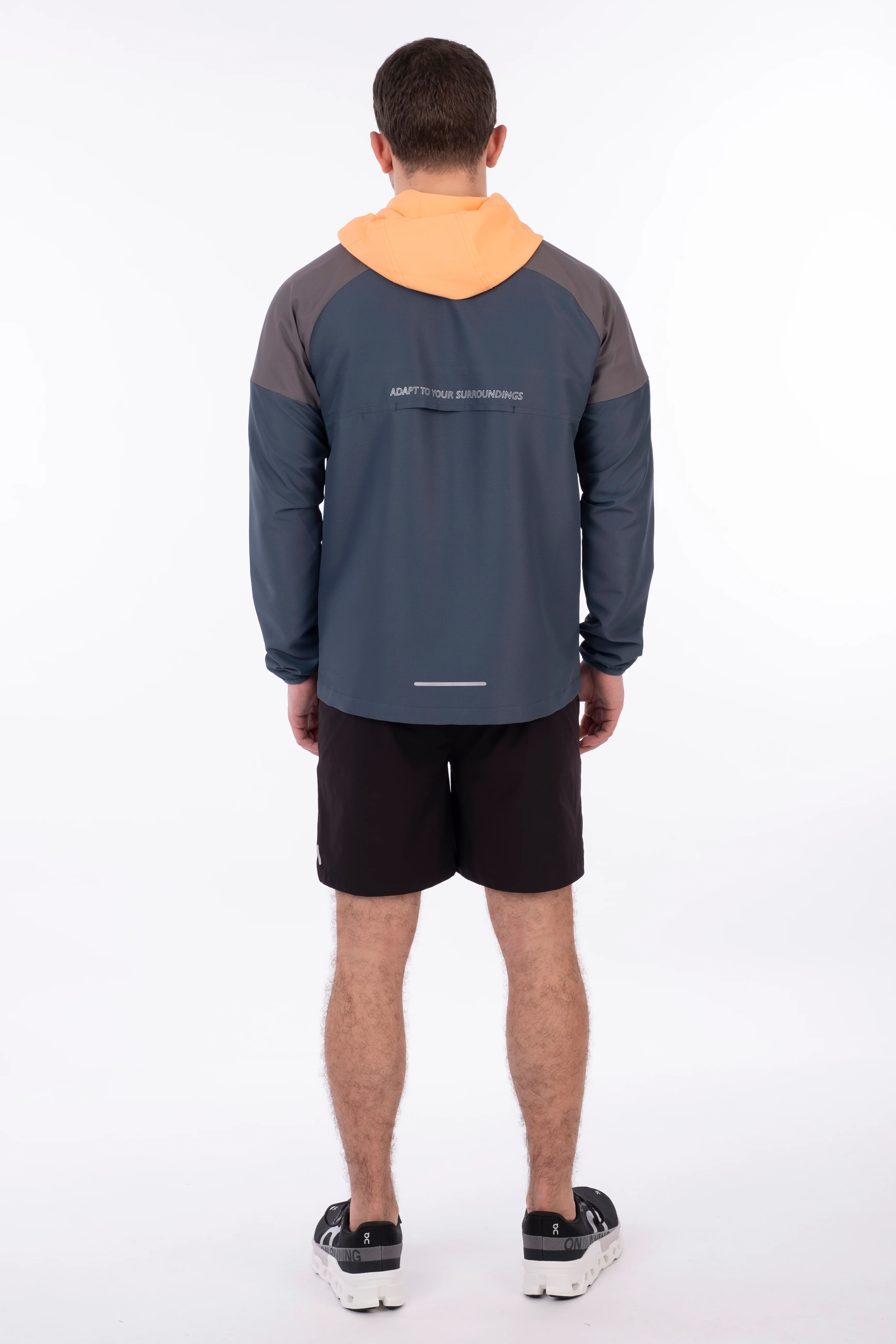 Orange / Grey / Blue Annek Windbreaker - Image 5