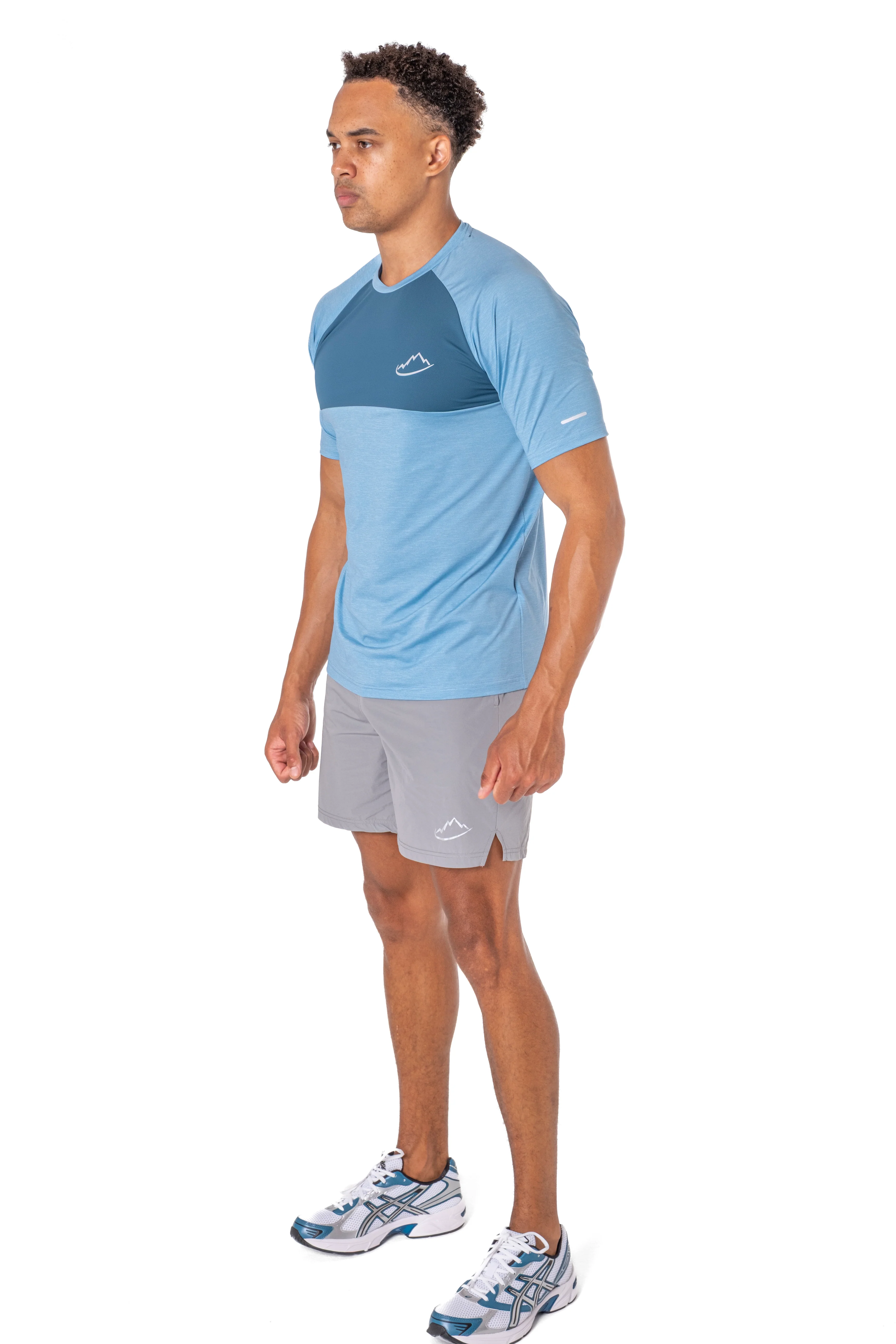 Teal Panel T-Shirt - Image 4